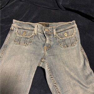 Y2K Vintage Stylish Women's Blue Jeans